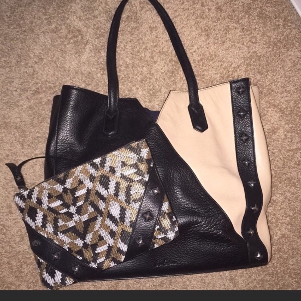 Sam Edelman two toned purse and duster